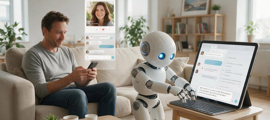 Chatbot KI Singleportal (Bild: Magnific AI)
