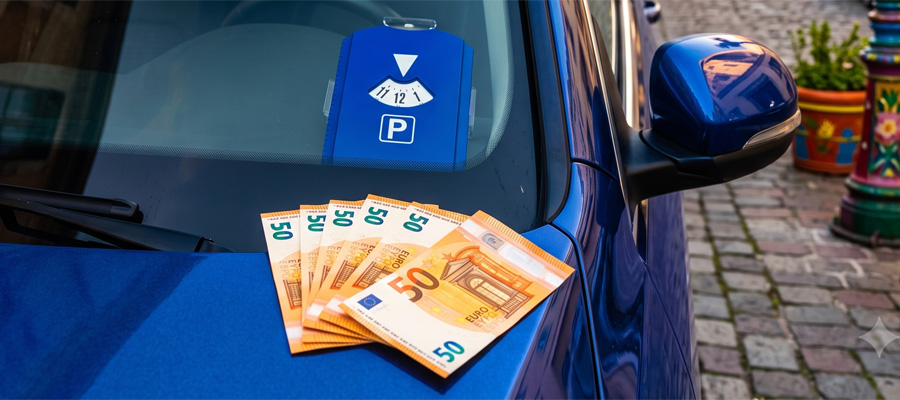 Parkscheibe (Bild: Google Gemini)