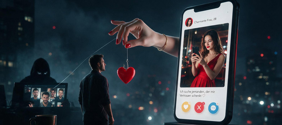 Love Scam (Bild: Magnific AI)