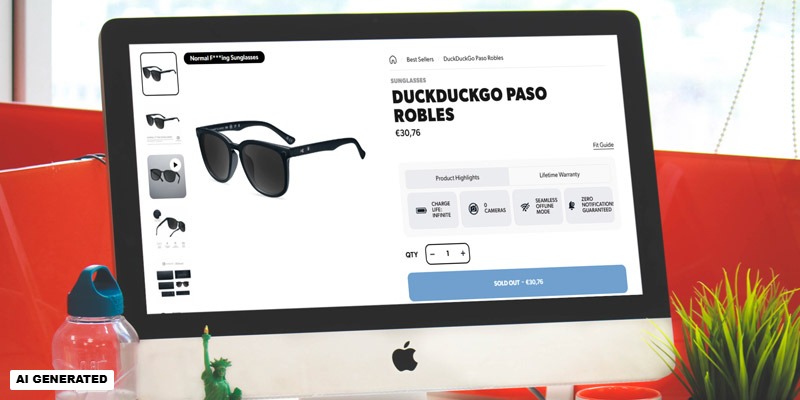 Webshop Sonnenbrillen (Bild: Knockaround / Mockdrop)
