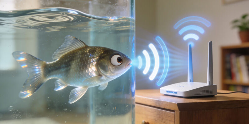 WLAN-Schlucker (Bild: Google Gemini)