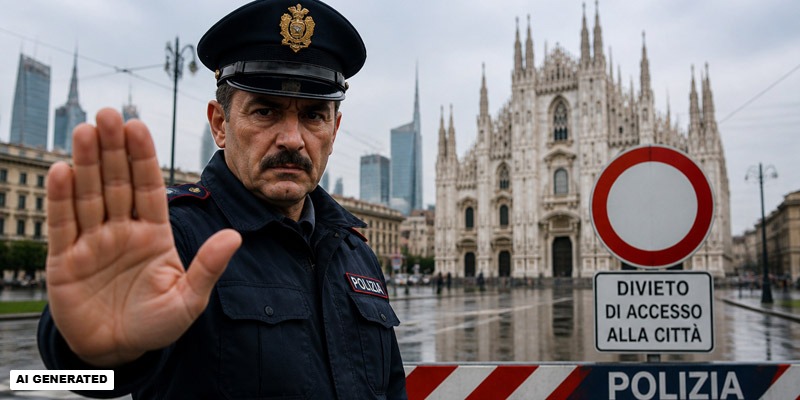 Italien / Polizist (Bild: Magnific AI)