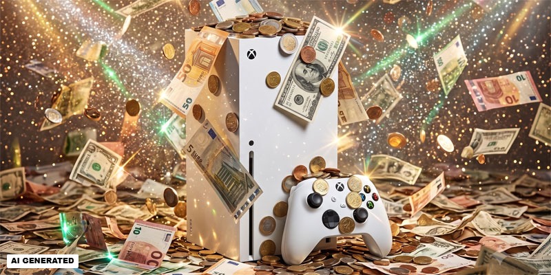 Teure Xbox (Bild: Google Gemini)