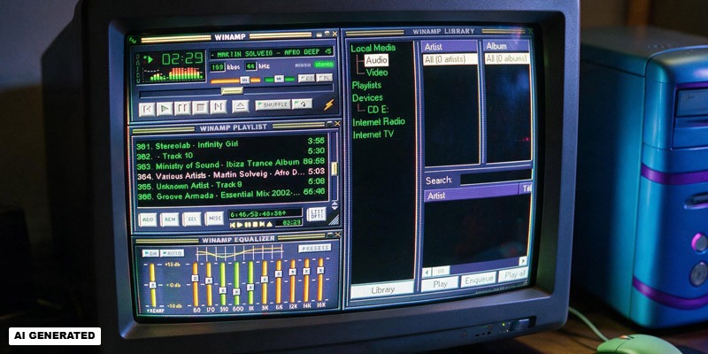 Winamp MP3 Player (Bild: Magnific AI)