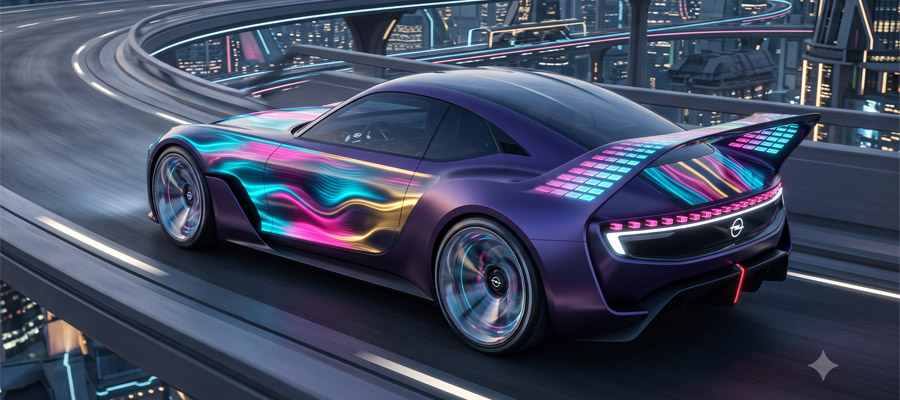Opel Manta Reloaded - Designed by AI (Bild: Google Gemini)