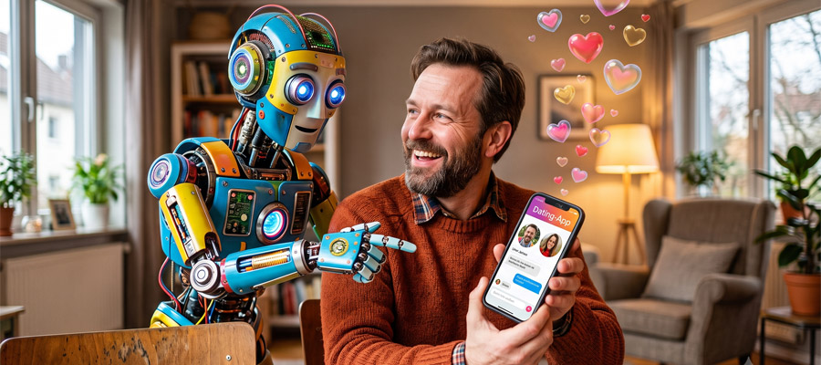 KI gibt Flirttipps (Bild: Google Gemini)